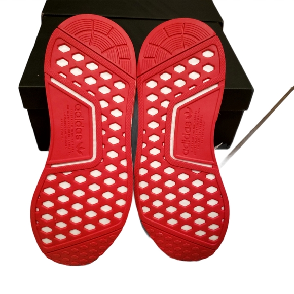 Adidas NMD R1 Women's Athletic Sneakers Red - Picture 15 of 16